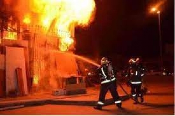 القبض على شخصين حرقا منزل عريس في اربد