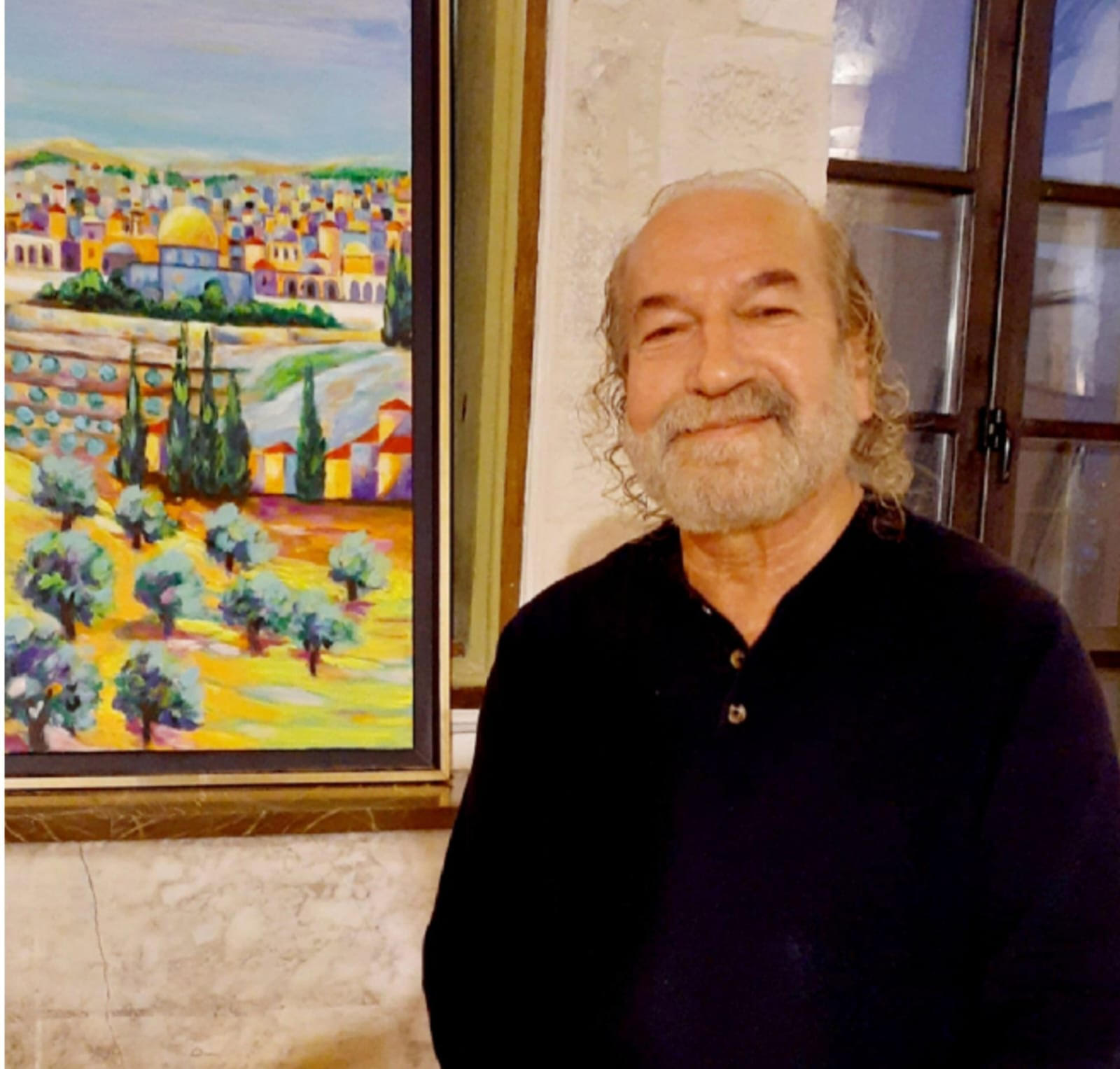الفنان الفلسطيني الدويك يفوز بأرفع جائزة روسية فنية