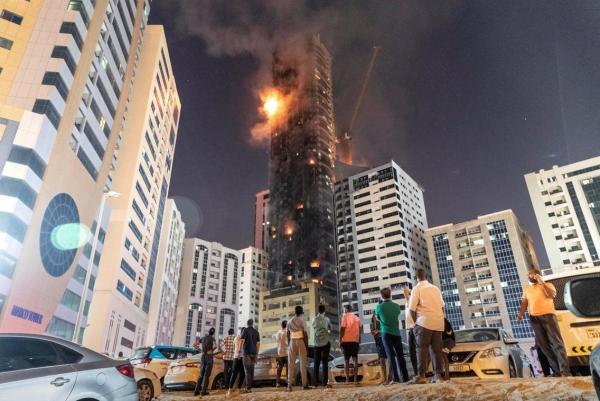دبي: 16 وفاة و9 اصابات بحريق برج سكني