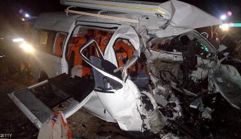 49 شخصا يقضون بحادث مروري مريع غرب كينيا
