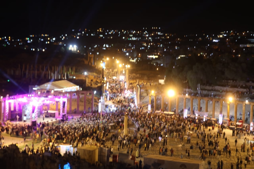 قلب مهرجان جرش.. ملتقى الحضارات وباعث لروح التاريخ