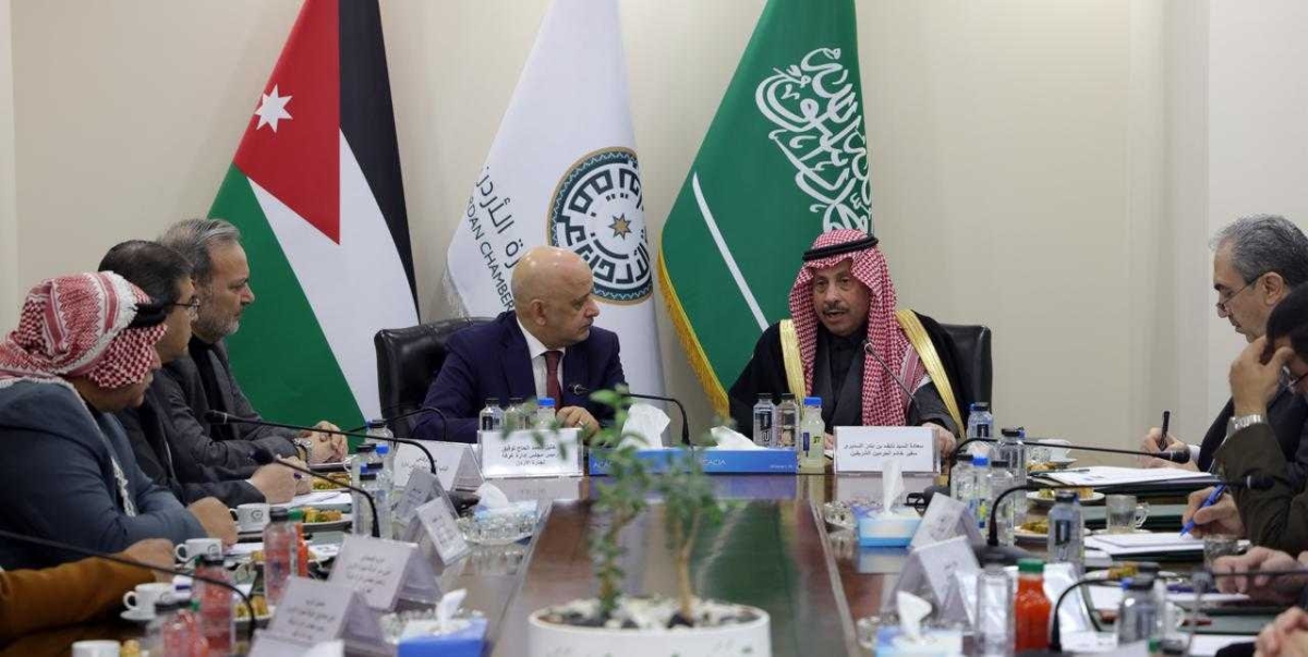 غرفتا تجارة عمان والاردن يبحثان والسفير السعودي تعزيز التعاون الاقتصادي