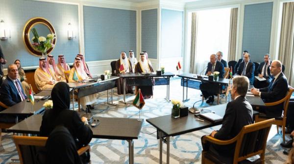 وزراء خارجية عرب لبلينكن: الصراع بغزة يهدد استقرار وسلامة الإقليم والعالم