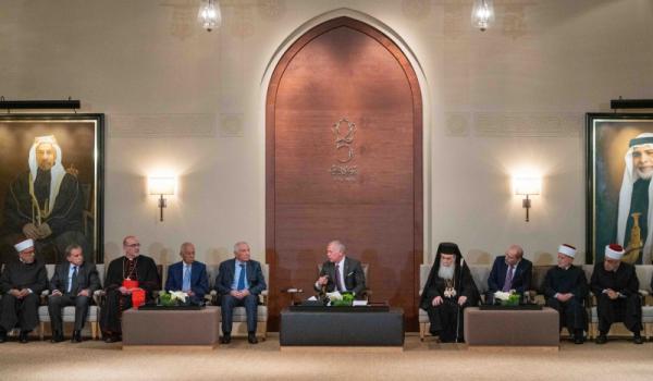 الملك يلتقي شخصيات مقدسية: دعم الأردن مستمر لصمود الفلسطينيين