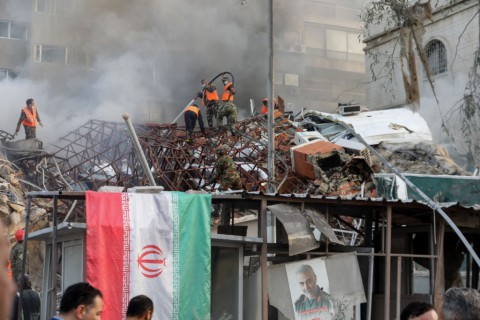 نذر تصعيد اقليمي بعد قصف اسرائيل للقنصلية الايرانية وواشنطن تتبرأ من المسؤولية
