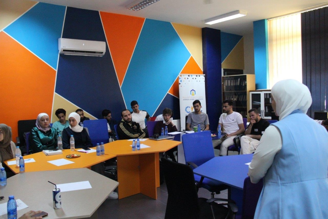 الأفكار الإبداعية والملكية الفكرية ورشة تدريبية لطلبة عمان العربية