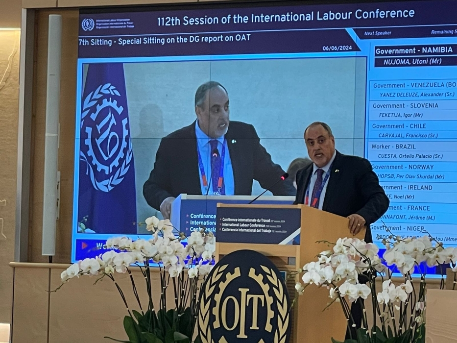 خلال مؤتمر العمل الدولي .. اتحاد العمال يؤكد الموقف الأردني بشأن العدوان على غزة