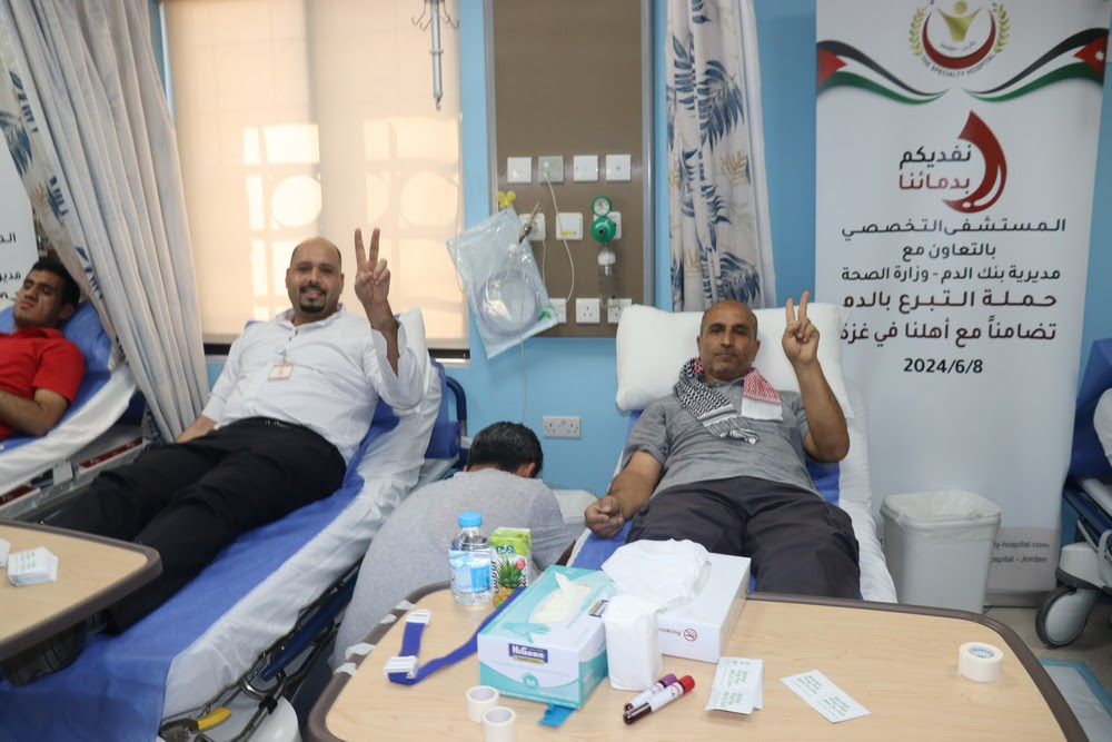 التخصصي يطلق ثاني حملة للتبرع بالدم دعماً للأهل بغزة
