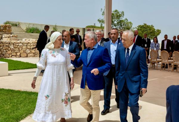 الملك يدشن المرحلة الثانية من الحديقة النباتية الملكية بتل الرمان