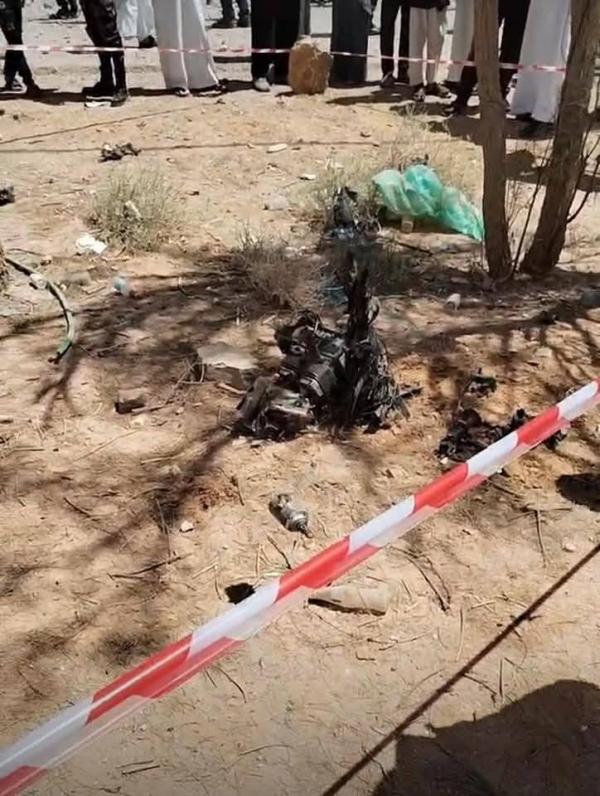 اصابة طفلة واضرار مادية اثر سقوط طائرة مسيرة بالازرق