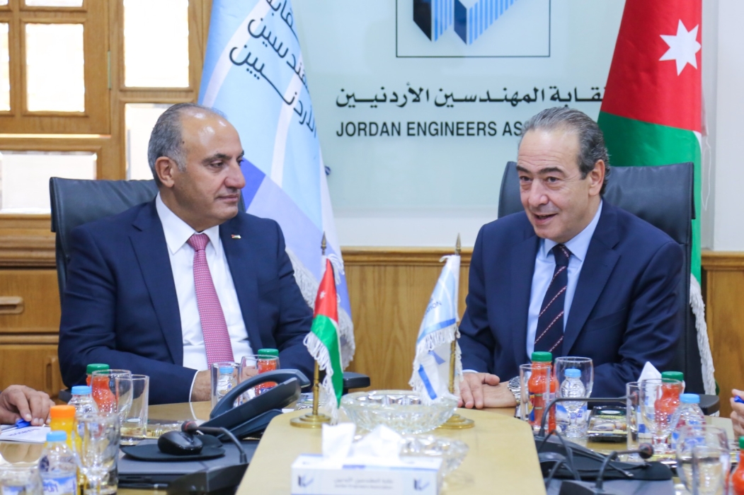 امين عمان يهنئ مجلس نقابة المهندسين ويؤكد على الشراكة مع النقابة