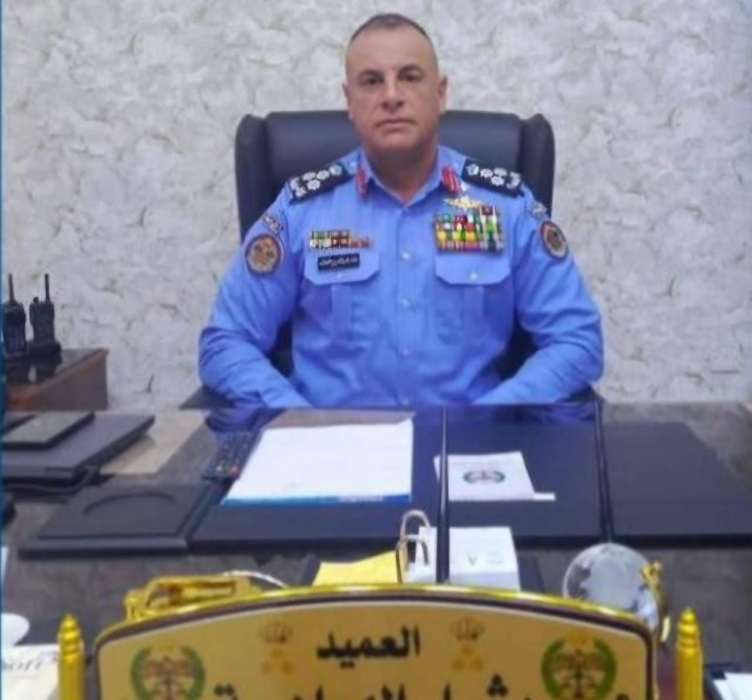 جروان يُهنيء العميد بشار الهباهبة بتعيينه مديرًا لمديرية شرطة البلقاء