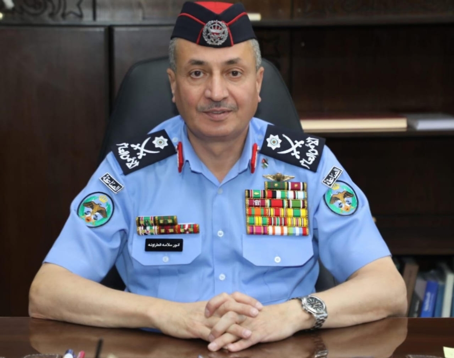 جروان يُهنيء اللواء أنور الطراونة بمناسبة الإرادة الملكية السامية