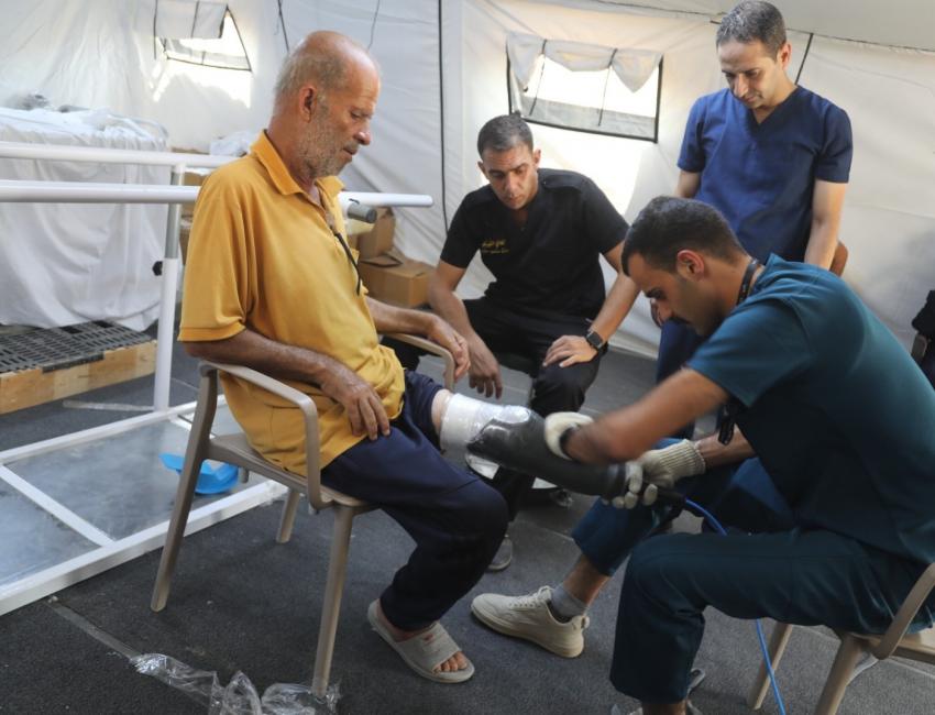 المستشفى الميداني الأردني ينجز تركيب 583 طرفًا اصطناعيًا في غزة