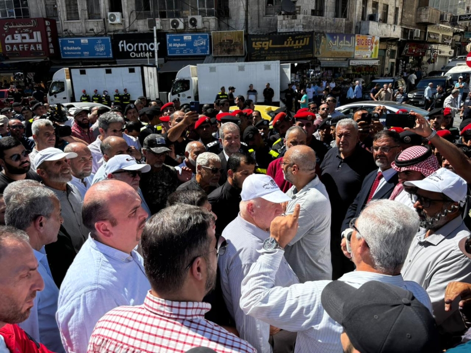 وقفة جماهيرية وسط عمان نصرةً لغزة وتنديداً بالعدوان الصهيوني وتهديداته ضد الأردن