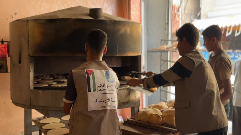 الحملة الأردنية تطلق مخبزاً جديداً لدعم النازحين بغزة