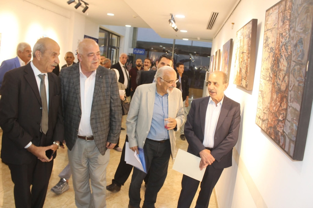 برعاية الوزير المصري.. إفتتاح معرض الفنان هاني حوراني في جاليري بلسم في عاصمة الشمال