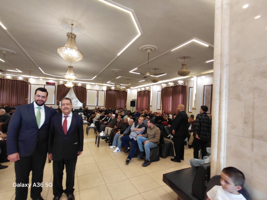 جروان يُبارك لابن عمه كمال جروان زفاف نجله زيد