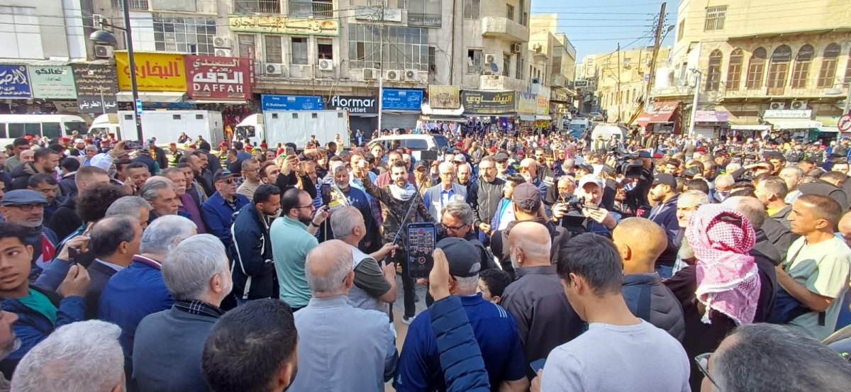 وقفة جماهيرية وسط عمان تجدد التحذير:  الكيان الصهيوني تهديد وجودي للأمة