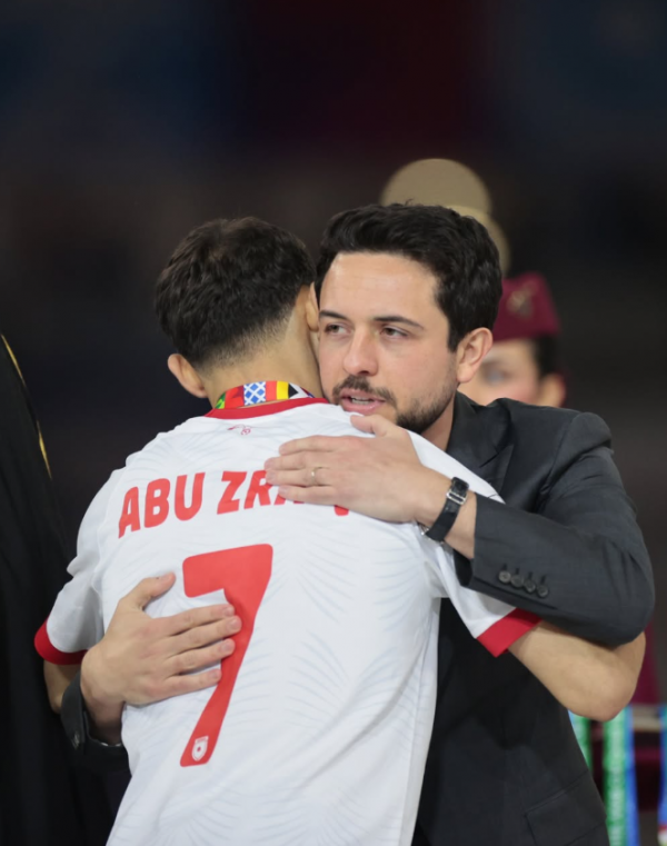 ولي العهد يحيي النشامي ويبارك للمغرب ويشكر قطر