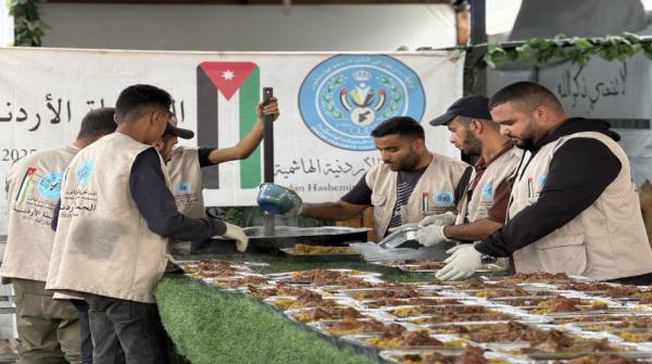 ألف مستفيد من المشاريع الإغاثية الأردنية في غزة منذ بداية 2026