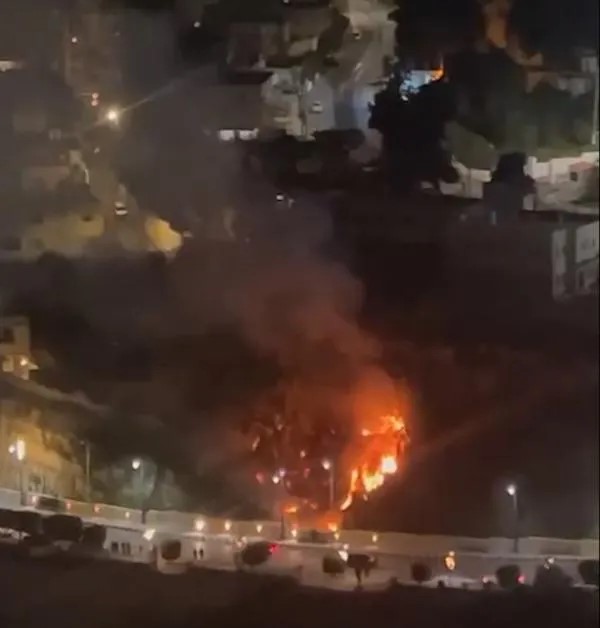 إخماد حريق أعشاب جافة بمدينة السلط، دون وقوع أية إصابات