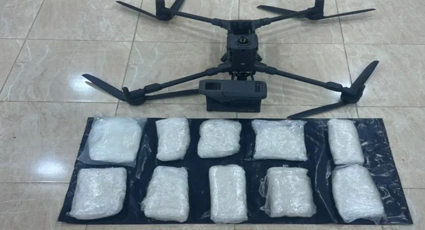 المنطقة العسكرية الجنوبية تحبط محاولة تهريب كمية من المواد المخدرة بواسطة طائرة مسيّرة