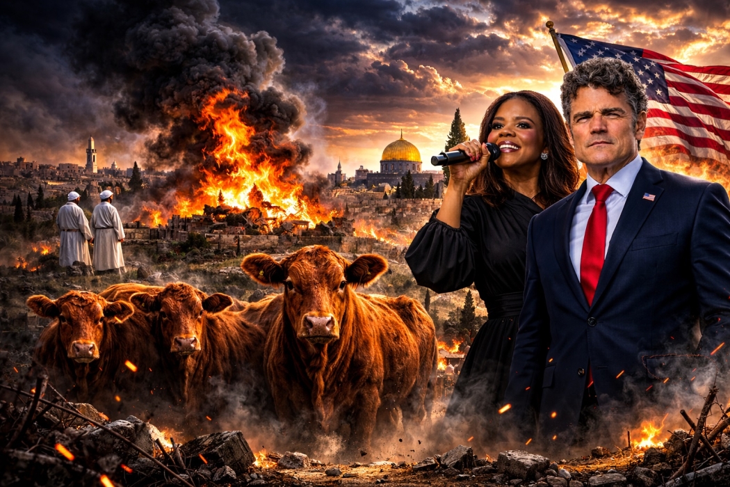 إعلامية أمريكية: الصهيونية المسيحية والبقرات الحمراء وراء الحرب على إيران