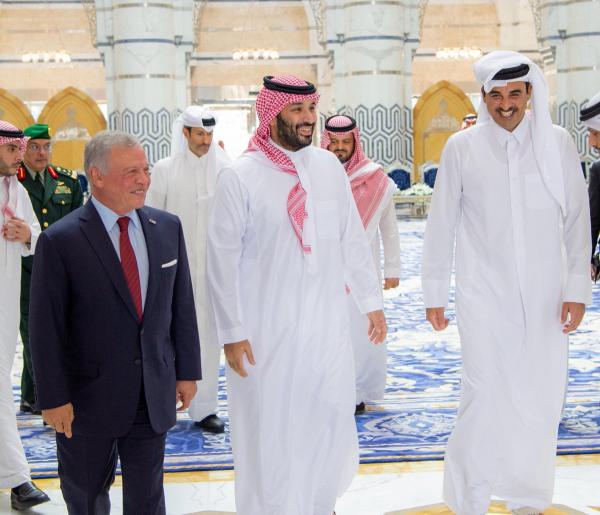 قمة اردنية سعودية قطرية بجدة تركز على سبل خفض التصعيد بالمنطقة