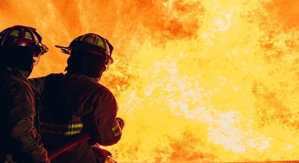 حريق مخلفات داخل مكب نفايات الظليل من دون إصابات