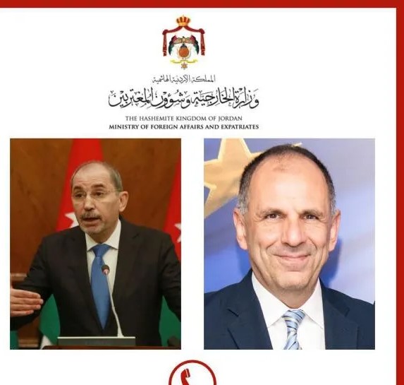 الصفدي ونظيره اليوناني يبحثان تعزيز العلاقات الثنائية وتطورات المنطقة