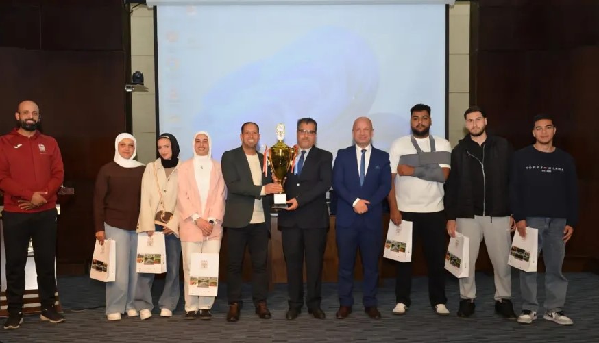 رئيس جامعة البترا يكرّم فريق التايكواندو لحصوله على المركز الأول في البطولة الوطنية