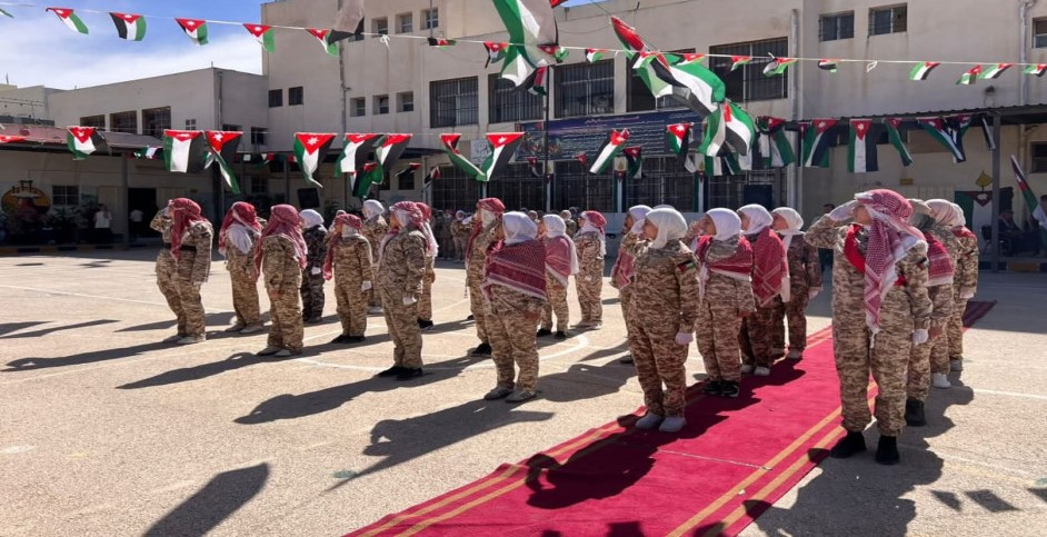 تاهيل جيل جديد من طلبة جرش عبر برنامج التدريب العسكري والتربية الوطنية