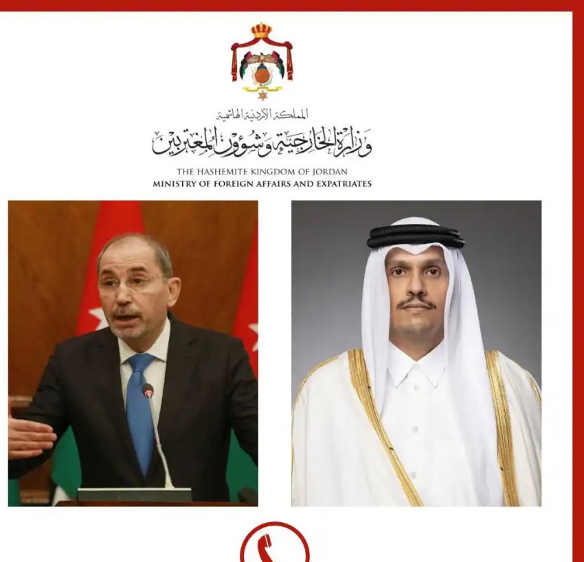 الصفدي يبحث مع نظيره القطري تعزيز التعاون وجهود التهدئة الإقليمية
