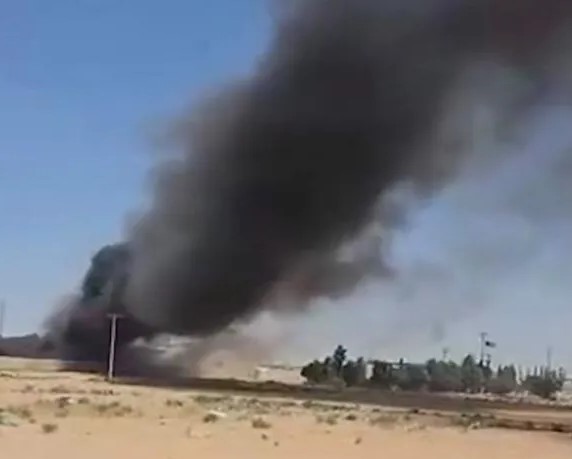 حريق ضخم يلتهم أحد مصانع الكرتون في المفرق