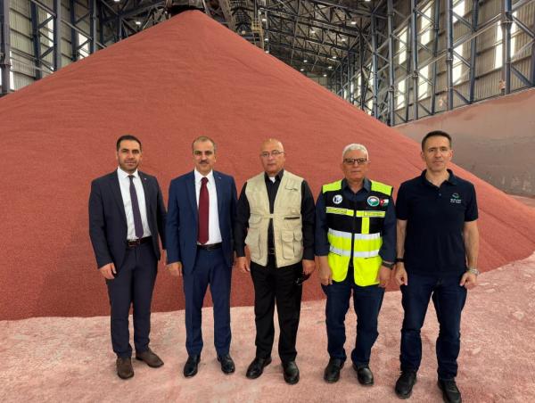 السفير التركي يزور مصانع البوتاس العربية في غور الصافي ويطّلع على مشاريع وخطط الشركة