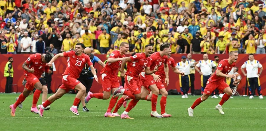 مونديال 2026: سويسرا إلى ربع النهائي على حساب كولومبيا بركلات الترجيح