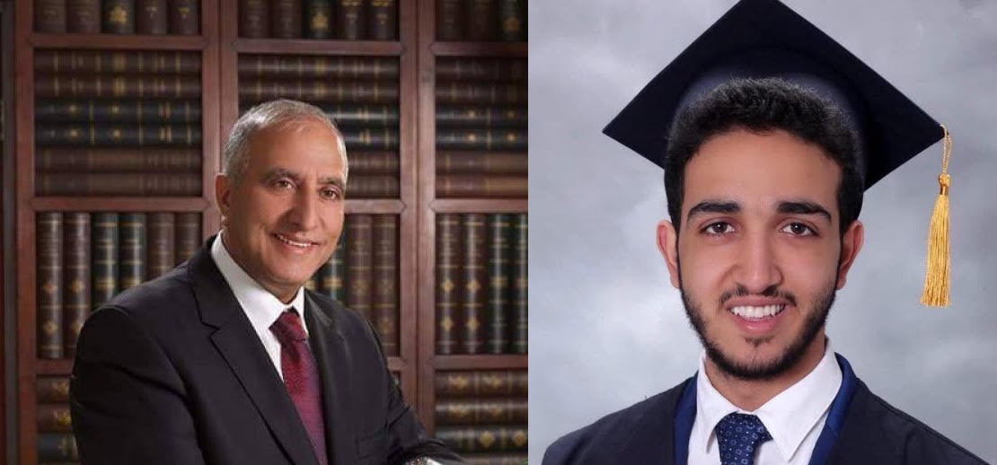 الصحفي محمد غنام يهنئ الاستاذ الدكتور اخليف الطراونة بتخرج قرة عينه المهندس سيف