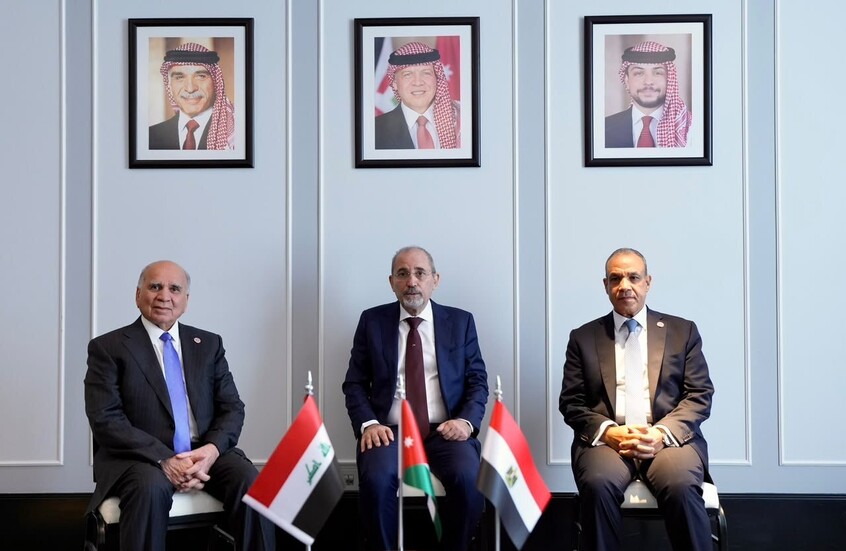 الأردن والعراق ومصر يتفقون على تفعيل آلية التعاون الثلاثي لتعزيز التكامل الاقتصادي وأمن الطاقة