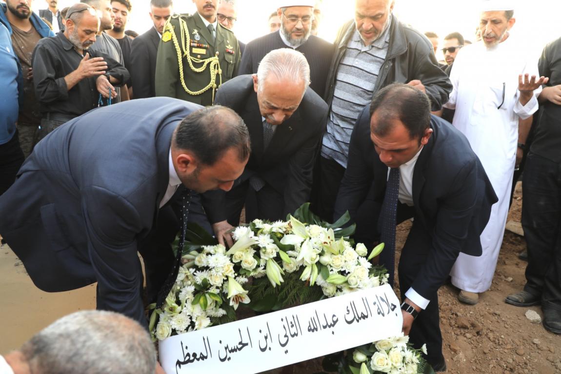 العيسوي يشارك في تشييع جثمان البرقاوي وينقل تعازي الملك وولي العهد لذويه